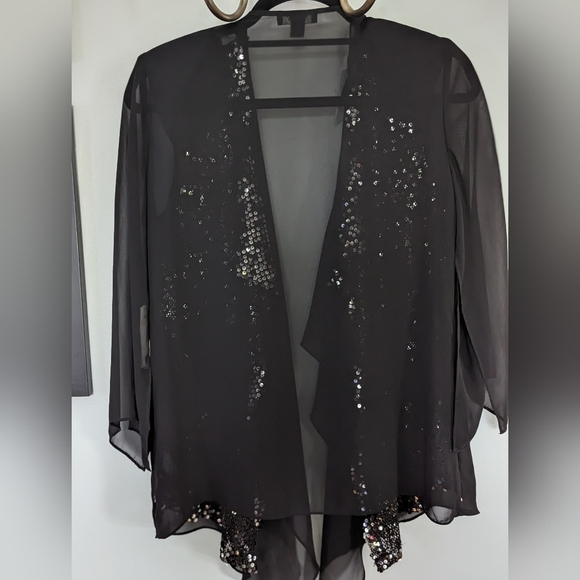 SLNY SHIMMER CARDIGAN/SHAWL - Picture 3 of 9